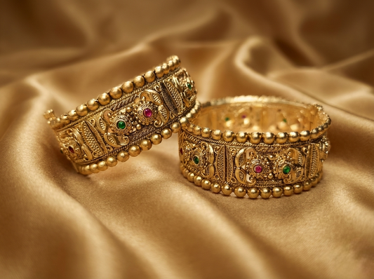 LZ-3031 Copper Royal Bead Kangan