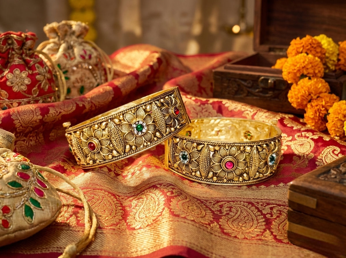 LZ-2829 Copper Heritage Bloom Kangan