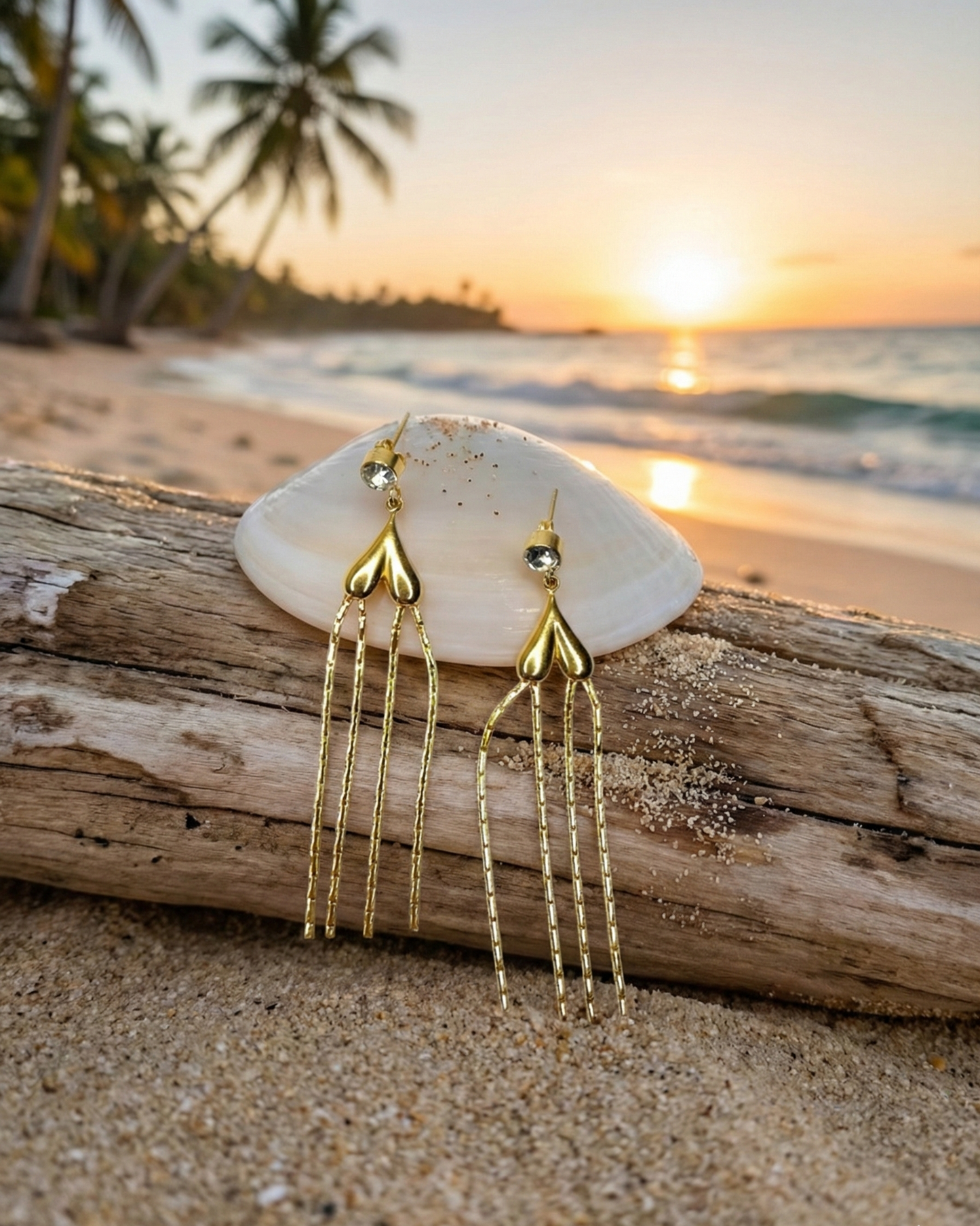 LZ-85 Aurelle Anti-Tarnish Cascade Earrings