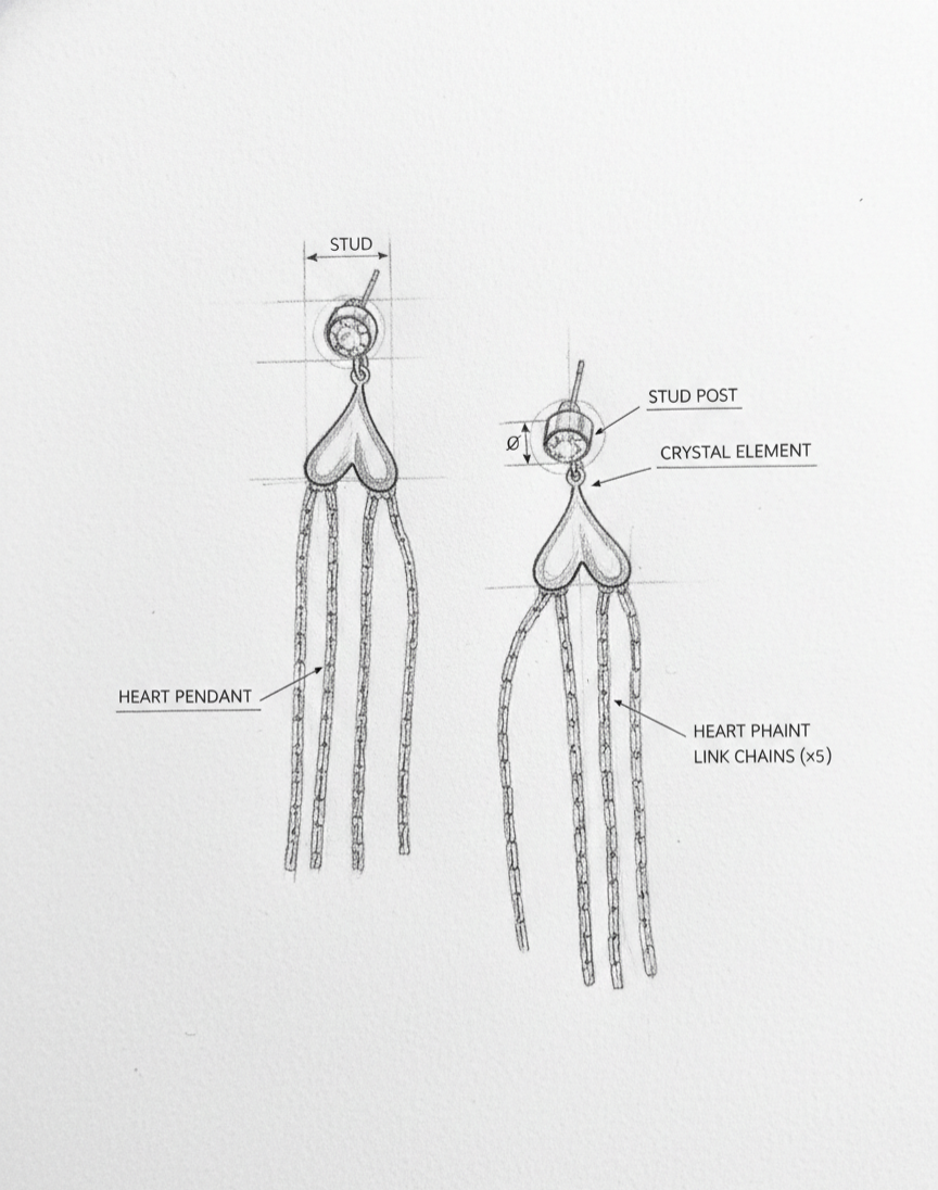 LZ-85 Aurelle Anti-Tarnish Cascade Earrings