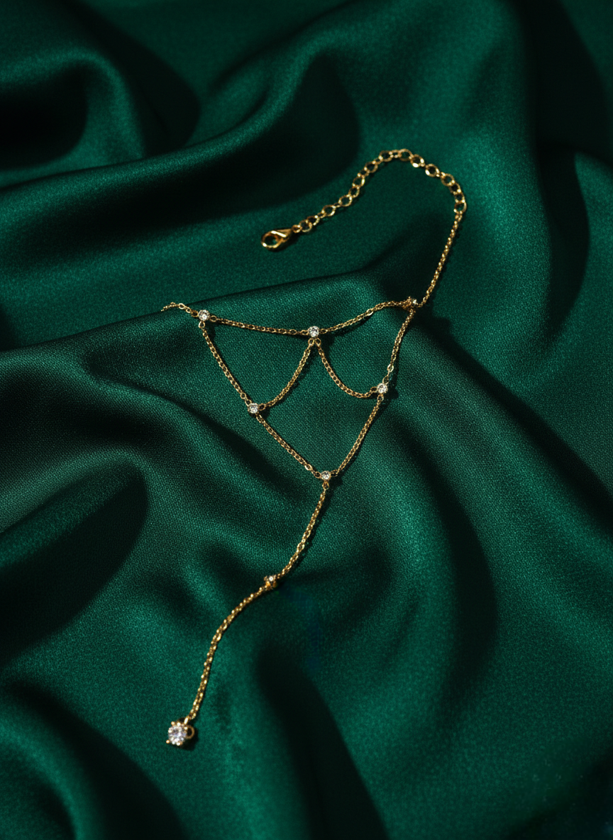 LZ-111 Delicate Hand Chain Bracelet