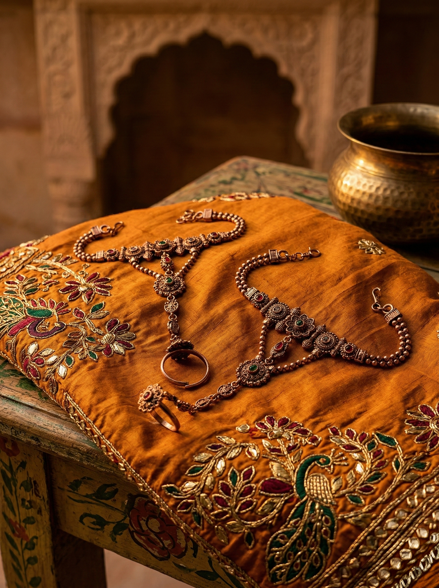 LZ-127 Traditional Antique Finish Hathphool