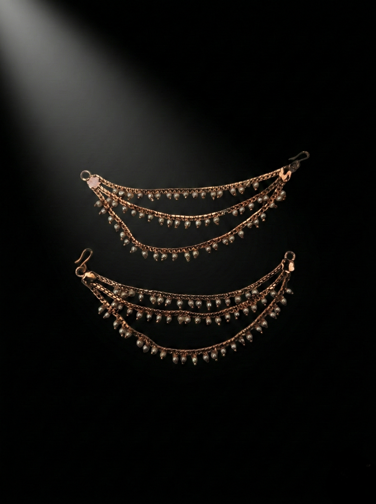 LZ-129 Elegant Pearl Ear Chain