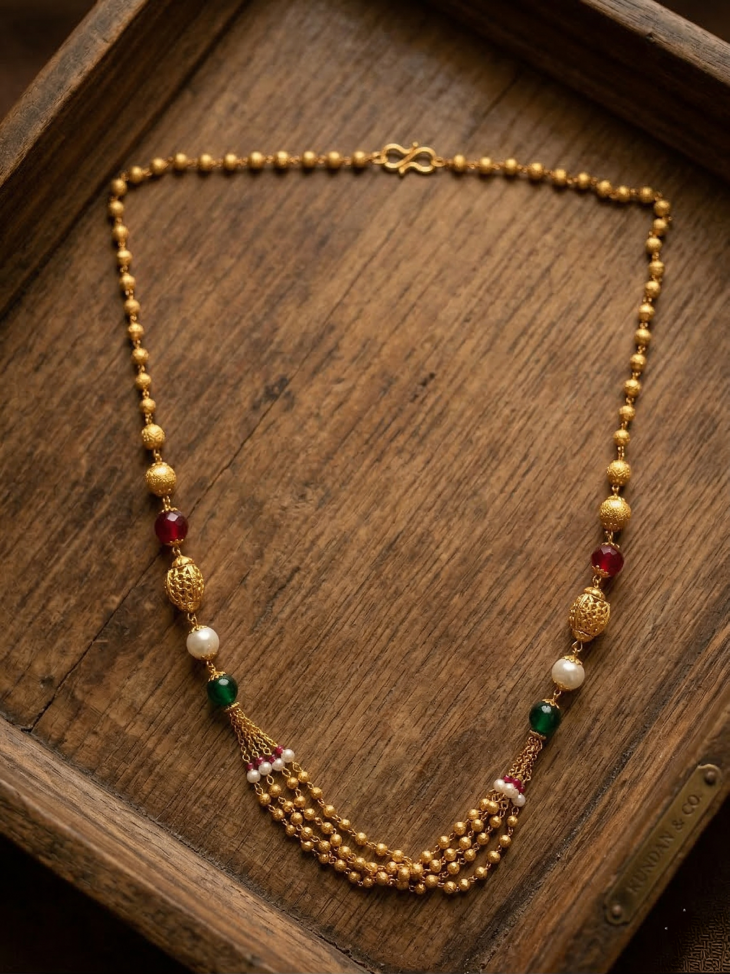 LZ-146 Traditional Multicolor Beaded Long Necklace