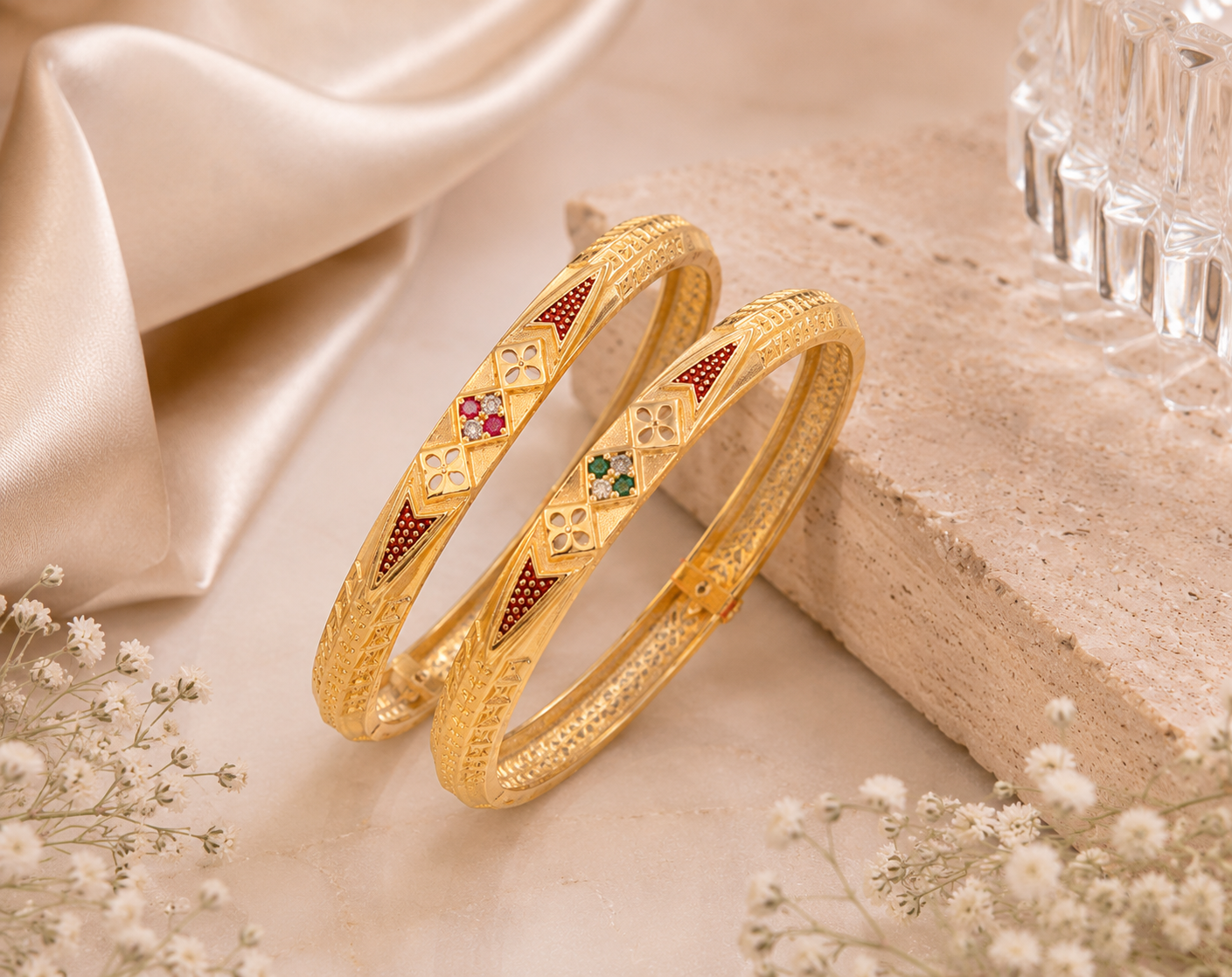LZ-190 Aarika Meenakari Designer Bangle