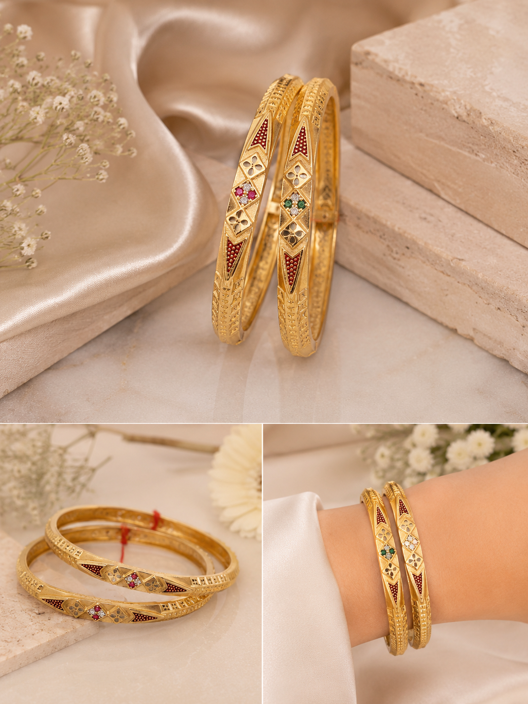 LZ-190 Aarika Meenakari Designer Bangle