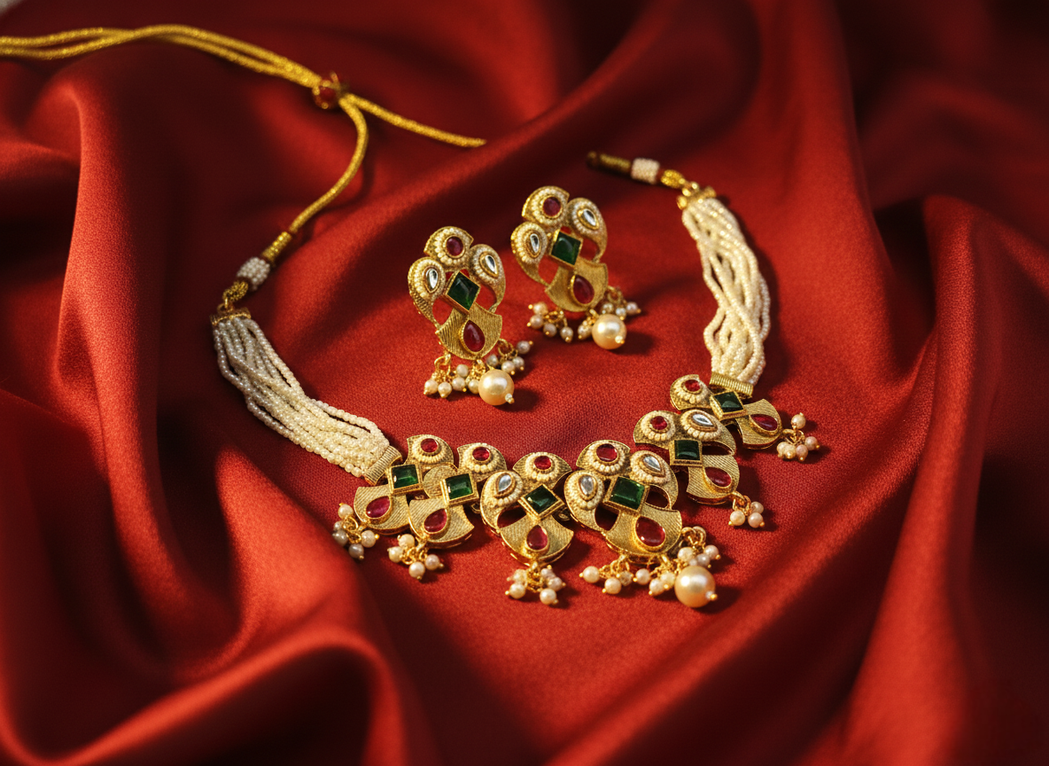 LZ-11 Premium Copper-Based Necklace Set
