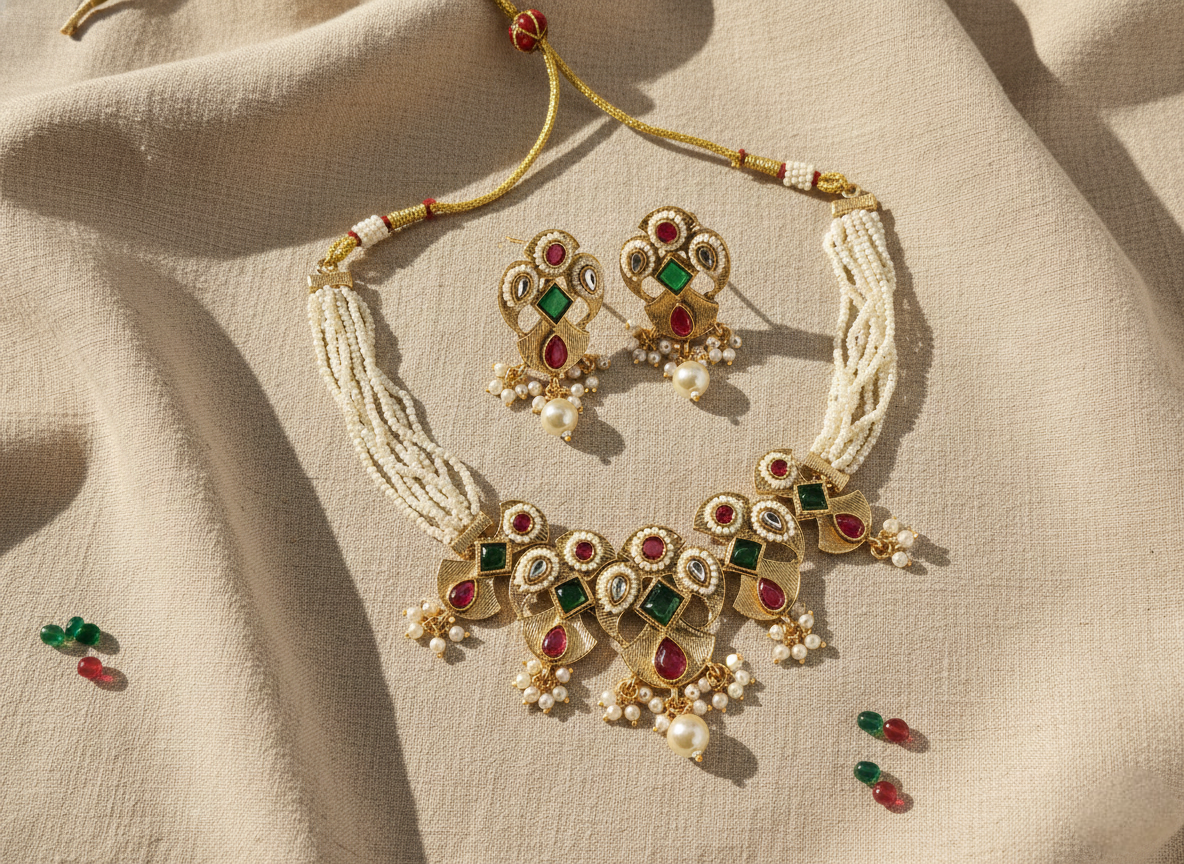 LZ-11 Premium Copper-Based Necklace Set